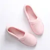 WinterAutumn At Home Thermal CottonPadded Slippers Cotton Slippers Indoor Slippers With Soft Outsole Shoes Y200106