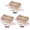 Womens Makeup Organizer Felt Cloth Insert Bag Multi-functional Travel Cosmetic Bag Girl Storage Toiletry Liner Bags316z