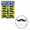 12pcs/set Halloween Party Funny Toys Costume Fake Mustache Moustache Beard Whisker for Adult Kids Whole a31 a37470Q