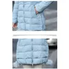 Faux Fur Parkas Women Down Jacket Winter Thick Snow Wear Coat Lady Clothing Female s 201027