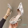 Scarpe eleganti da donna con tacco alto, sottili, versatili, con tacco alto, bellissime scarpe singole nere