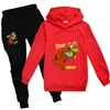 Autumn Boy Clothes Set Long Sleeve Casual Sports Children Scooby Doo Boutique Kids Clothing Toddler Outfits Girl Camisetas 201127