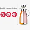 1.8L2.3L THERMOS KLASK THERMAL VATTEN JUG Pitcher Rostfritt stål Dubbelskikt Isolerat Vakuumflaska Kaffete Kettle Pot Y200106