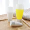 Bottiglie vuote riutilizzabili a tubo morbido comprimibile con tappo a scatto 30 ml 60 ml 100 ml 120 ml 150 ml 200 ml