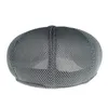 FEINION Newsboy Cap Men Women Gatsby Caps Baker Boy Hat Breathable Summer Mesh Cabbies 8 Panel Apple Hats 076 2012042030364