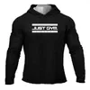 New Autumn Fitness Men T Shirt Casual Long Sleeve Slim Fit Mens Tops Tees Stretch Cotton T-shirt Gym Bodybuilding Hooded T Shirt G1222