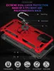 Odporna obudowa pancerza Case Phone dla iPhone 12 Mini 11 Pro XR XS Max X 6 6S 7 8 Plus Magnetic Palce Ring Anti-Fall