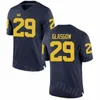 American College Football Wear NCAA College Michigan Wolverines Football 47 Khaleke Hudson Jersey 4 Nico Collins 29 Glasgow Aidan Hutchinson Josh Metellus Heren Yout