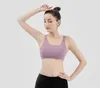 Yoga Sports Bra Coupe complète Top rapide Top Top à trait de choc Cross Back Push Up Workout Bra For Women Gym Running Fitness Bra