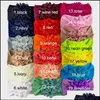 Accessoires Cheveux Bébé, Enfants Maternité Doux Stretch Oeillet Tissu Fleur Bébé Bandeau Nouveau-Né Noeud Large Nylon Headwraps Turban Filles Headw