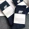 mens socks classic animal human embroidery Towel-bottom stockings European and American womens sports sock