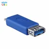 100шт / серия Стандартный USB3.0 USB 3.0 Type A Female Для Micro B Мужской A К MICRO Адаптер Convertor разъем Синий Note3 OTG