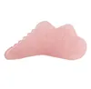 DHL Rose Quartz Gua Sha Facial Tool Comb Rose Quartz Massager Guasha Scraping Na Face Scrapper Rose Quartz Guasha4463739