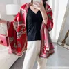 Warm Scarf Women's Cashmere Shawl Mid-Length Fashion Lady Carriage Chain Decorative Foulard Pashmina Female Blanket 220107