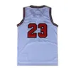 Mannen Vintage 23 Basketbal Jerseys 33 91 Rood Wit Zwart Gestikte Shorts