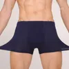 Danjiu Mens Boxer STORS CUECA HALZONCILLOS HOMBRE Сексуальное нижнее белье Мужчины Solid 4XL 5XL Plus Размер Большой