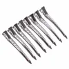 10pcs 9cm clipes Profissional cabeleireiro inoxidável Hair Styling Tools DIY cabeleireiro Grampos Barrettes Headwear Acessórios