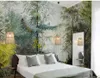Fonds d'écran Paysage Français Chambre à coucher de Prestige Fond d'écran TV Salon Salon personnalisé Sans couture Toile murale Murale décorative