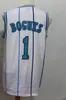 Men Vintage Tyrone 1 Muggsy Bogues Jerseys Larry 2 Johnson Dell 30 Curry Alonzo 33 Mourning Glen 41 Rice Basketball Charlotte268l