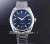 VSF Aqua Terra 150M Master CAL A8900 Automatic Mens Watch Blue Textured Dial Stainless Steel Bracelet New 220.10.41.21.03.001 Super Edition Watches Puretime 13A1