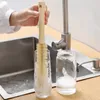 Termos Kupası Temizleme Fırçalar Kolu Süt Şişe Bardak Fırça Çevre Dostu Ahşap Taşınabilir Asılı Mutfak Temiz Malzemeleri DE216