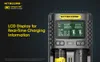 Nitecore UM2 Battery Charger Intelligent Circuitry Global Insurance li-ion 18650 18700 20700 21700 LCD Display Battery Charger UM4