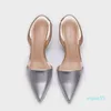 Designer merk vrouwen hoge hakken schoenen lederen schoenen leer puntige tenen pompen 6 cm trouwfeestjes schoenen sz 34-40