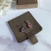 Luxury Classic Designer S925 Sterling Silver Pink Big Square Crystal Charm Hook Drop Earrings for Women Jewelry1427163