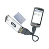RF USB RFID カードリーダー Android ミニ 125khz TK4100 または 13.56mhz MF NFC ポータブルスキャナタイプ C