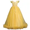 414 jaar kant tieners kinderen meisjes bruiloft lang meisje jurk elegante prinses partij optocht formele kleding baby kinderen039s jurk 4922996