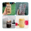 16oz Sublimation Glass Beer Mugs Water Bottle Tumbler Drinking Glasses With Bamboo Lid Reusable Straw Iced Coffee 12oz 16oz