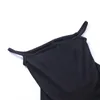 Robes décontractées femmes robe avec masque automne mode mince à manches longues solide noir Mini court moulante rue Vestidos