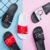 Women Summer Slippers Slide Sandals Cartoon Dog Mom Bothe Slides Slip On Sandal Shoes Flip Flops Soft Sole Beach Shoes Y200423