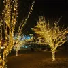 家のためのクリスマス装飾20m 30m 50m 100m LEDライトストリング屋外ガーデンイヤークリスマスデコレーション201027のクリスマスライト