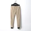 Lamb Wool Sweatpant Men Winter Brand Classic Sweatpants Warm Cashmere Cashmere Men Harem Pants -25 Degrees Celsius Fleece Prouters LJ201103