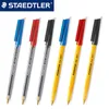 Staedtler Stick 430 M Bolígrafo 0,7 mm 10 unids/lote Rojo Azul Negro Shool Suministros de oficina 201202