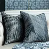 Cuscino per divano di lusso Cuscino decorativo nordico elegante per poltrona letto 30 * 45 * 50 Plaid zebrato dorato nero 220309