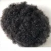 Full Thin Skin Afro Toupee Top Selling Black Hair Malaysian Unprocessed Human Hair Afro Kinky Curl PU Toupee for Black Men 6711536