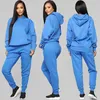 Herbst Winter Trainingsanzug Frau Frauen Sportswear Hoodies Sweatpants Sweat Hosen Anzug Fitnessstudio Lauf Set Fitness Jogging Set 2 stücke