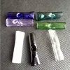 Mini Glass Filter Tips mouthpiece 40mm Smoking Accessories for Dry Herb Tobacco Cigarette Holder Thick Pyrex Water bong oil rigs hookahs