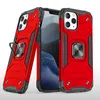 Anti-chock mobiltelefonfodral f￶r iPhone 14 Plus Pro Max 13 12 11 Series XS XR MOBILEFONSKAPSKOFTNING MED Kickstand mobiltelefontillbeh￶r