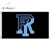 NCAA Rhode Island Rams-Flagge, 3 x 5 Fuß (90 x 150 cm), Polyester-Flagge, Banner-Dekoration, fliegende Hausgarten-Flagge, festliche Geschenke