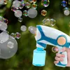 Dym Mgła Spray Bubble Bubble Gun Cute Automatyczny Mydło Dmuchawa Zabawki Na zewnątrz Dla Dzieci Dziewczyny Chłopcy Prezent Sport Party Home Lj200908