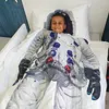 2 pezzi di biancheria da letto giocosa copripiumino set di biancheria da letto per bambini regalo per bambini biancheria da letto singola capitano astronauta capo della polizia con 1 federa C0223