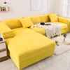 solid colorful sofa covers spandex for living room couch cover corner sofa cover L shape elastic stretch sofa chair cover LJ201216