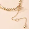 Novidade círculo encantos colares moda vara acessórios colares longo pingente colar elegante contas colar feminino hip hop cho3744084