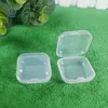 Mini Clear Plastic Small Box Jewelry Earplugs Storage Case Container Bead Makeup Organizer Gift