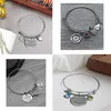 10Pcs Lot Expandable Wire Cuff Bangle Bracelet Adjustable Stainless Steel Bulk for Jewelry Making 2.4 Inches