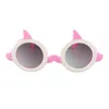 Kids Mooie Sprite Designer Sunglasses Unicorn Design Frame met UV400 beschermlenzen jongens en meisjes schattige bril