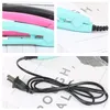 Other Household Sundries Mini Portable Electric Splint Flat Iron Plastic Hair Curler Straightener Hairs Perming Hairs Styling Appliance Crimper WDH1398